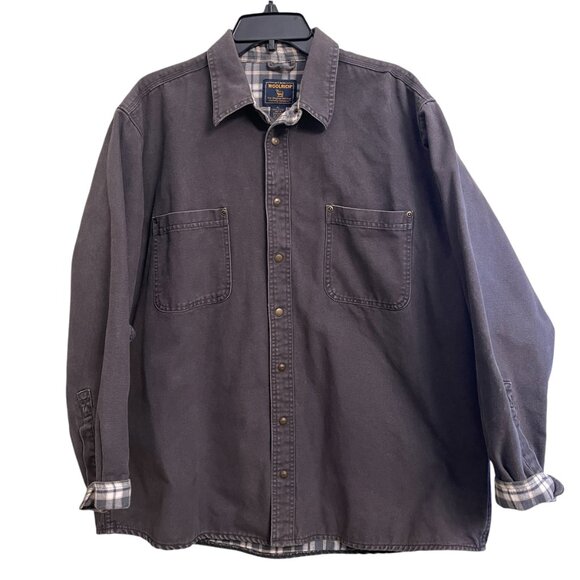 Vintage Woolrich Chore Barn Jacket XL Green Canvas Duck Cloth Coat Mens - Picture 4 of 11